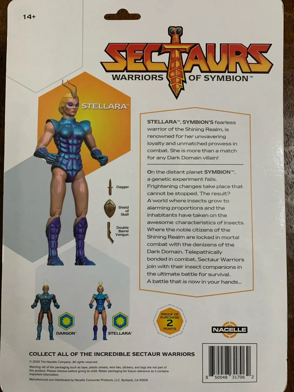 NIB Nacelle 2024 SECTAURS Warrior Of The Symbion Stellara Action Figure